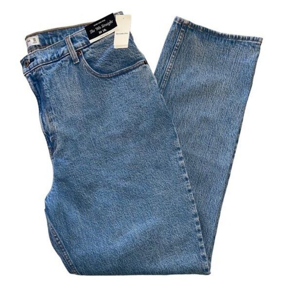 Abercrombie & Fitch | Curve Love Ultra High Rise 90s Straight Jean - Picture 4 of 13
